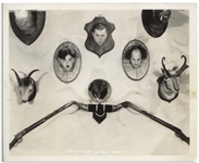 Lot of Five 10 x 8 Glossy Photos From The Three Stooges 1941 Film I'll Never Heil Again -- Very Good Condition